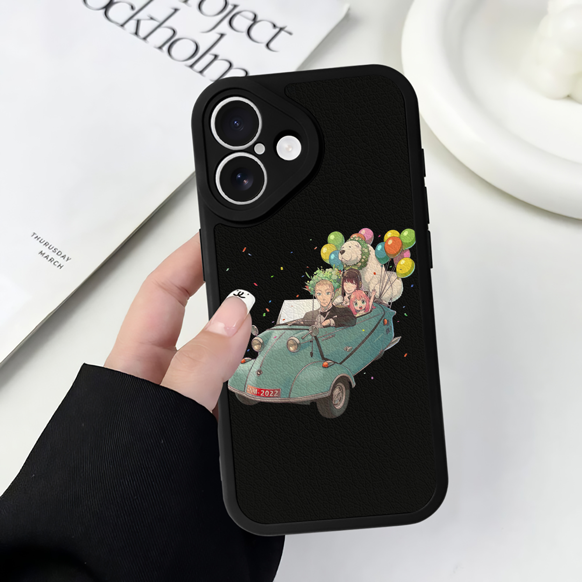 （画像用） SPY×FAMILY间谍家家酒 【iPhone 16シリーズ対応】シリコンスマホケース（レザー調） 材質：シリコン